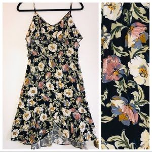 Xhilaration - floral lace-up dress